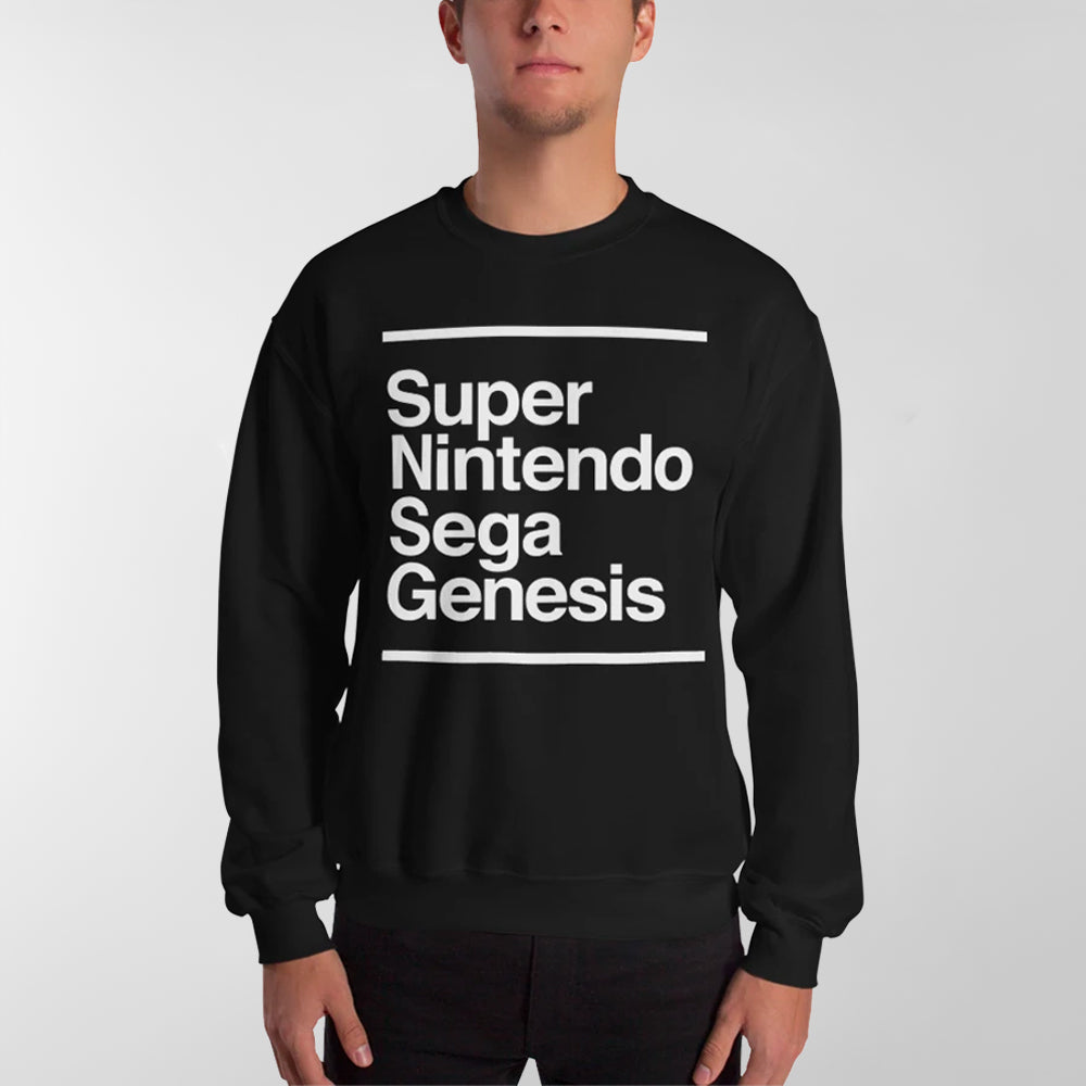 Super Nintendo Sweatshirt - Black