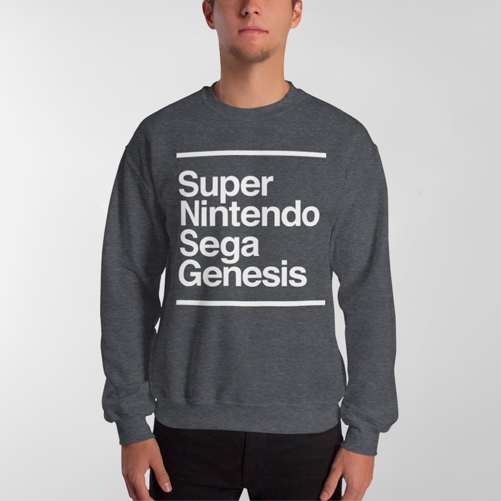 Super Nintendo Sweatshirt - Deep Heather