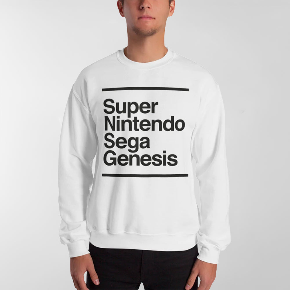 Super Nintendo Sweatshirt - White