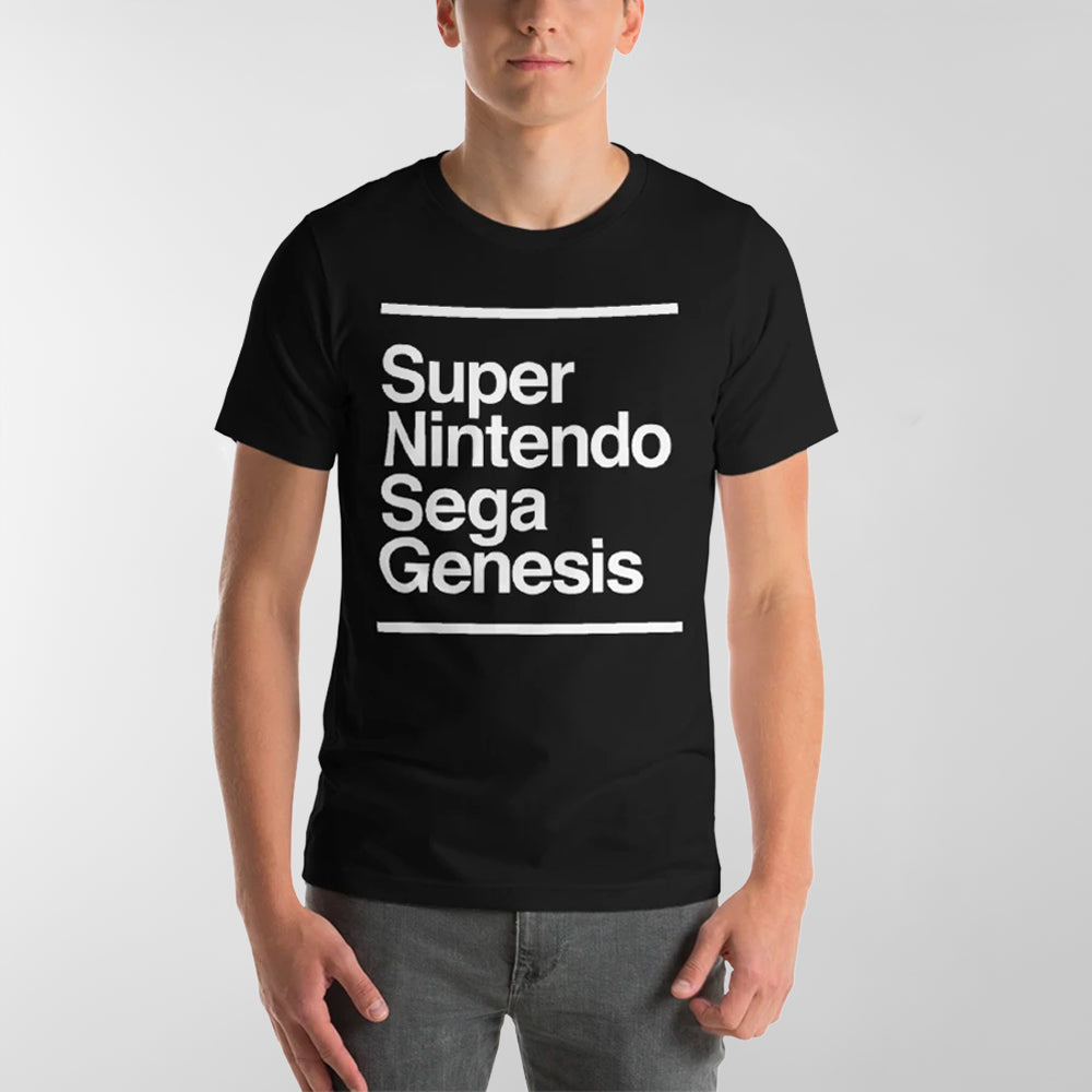 Super Nintendo T-Shirt - Black