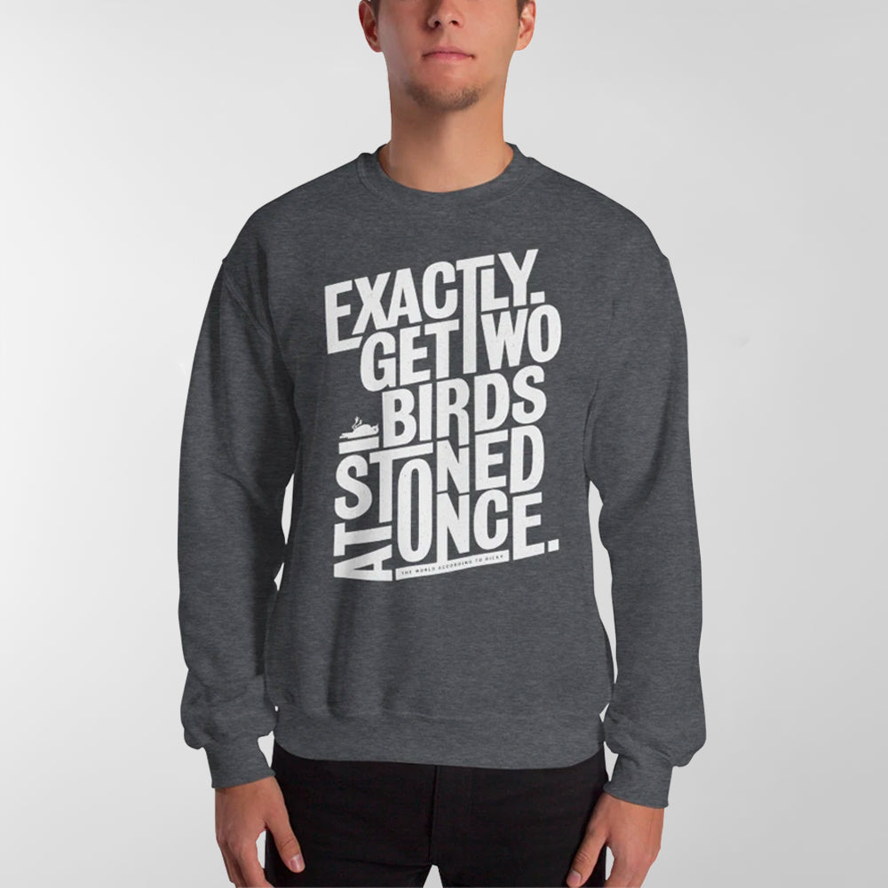 Two Birds Sweatshirt - Deep Heather