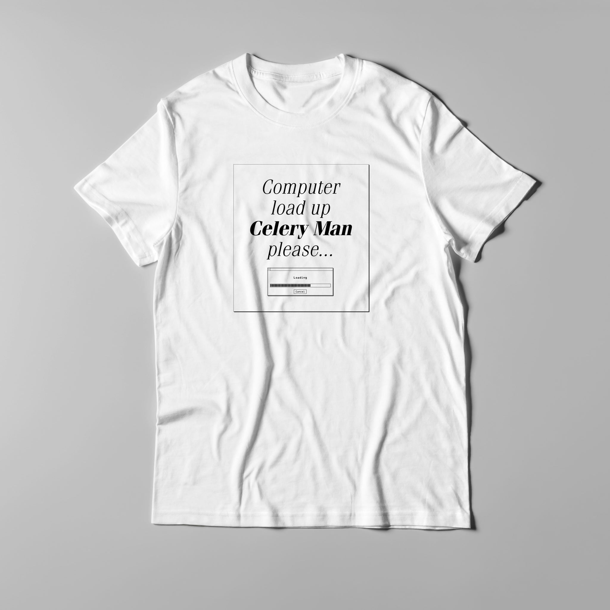 Celery Man T-Shirt - White