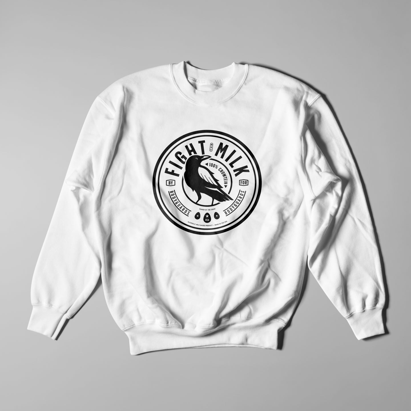 Fight Milk Sweatshirt - White