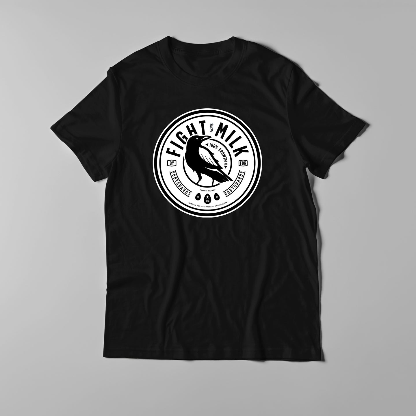 Fight Milk T-Shirt - Black
