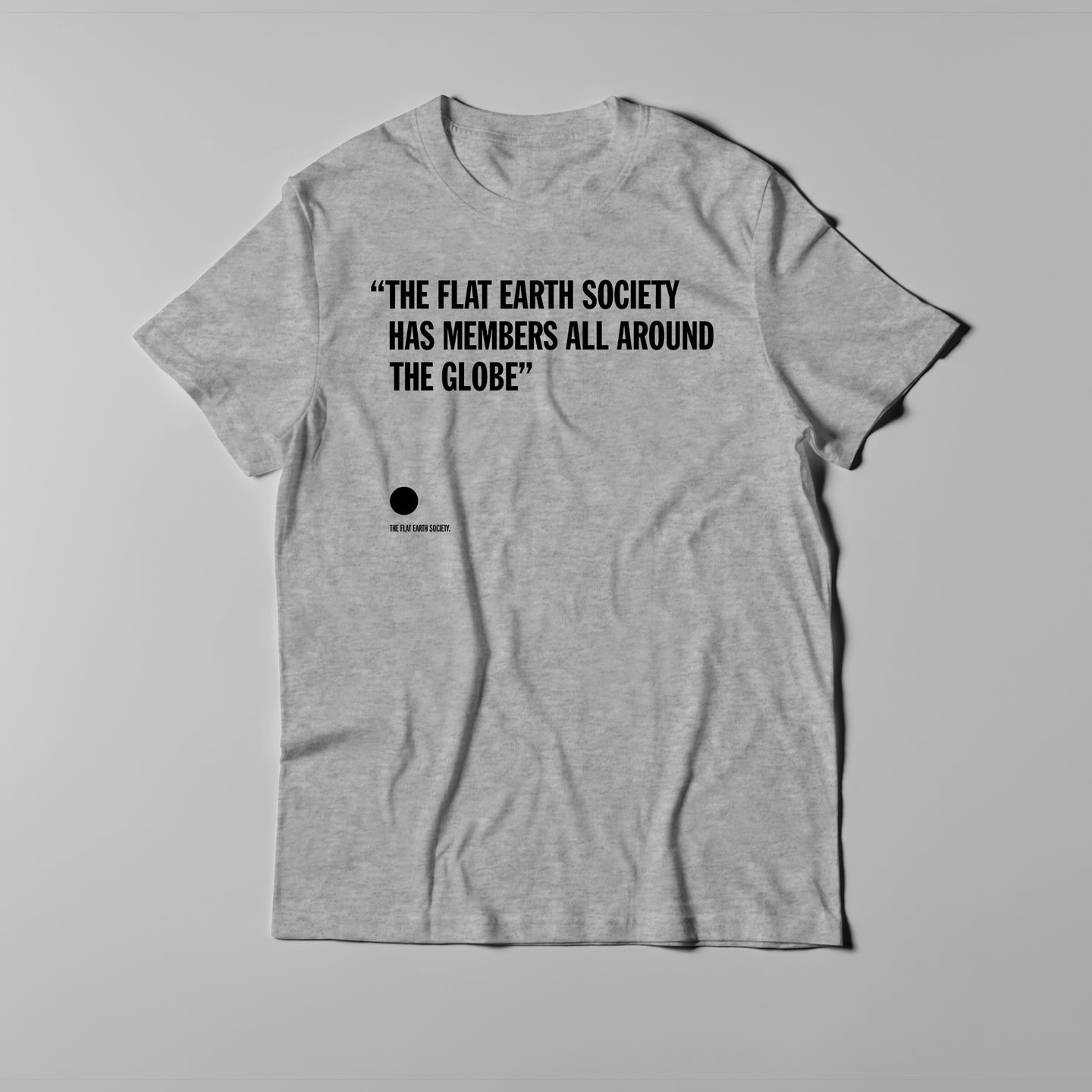 Flat Earth T-Shirt - Heather