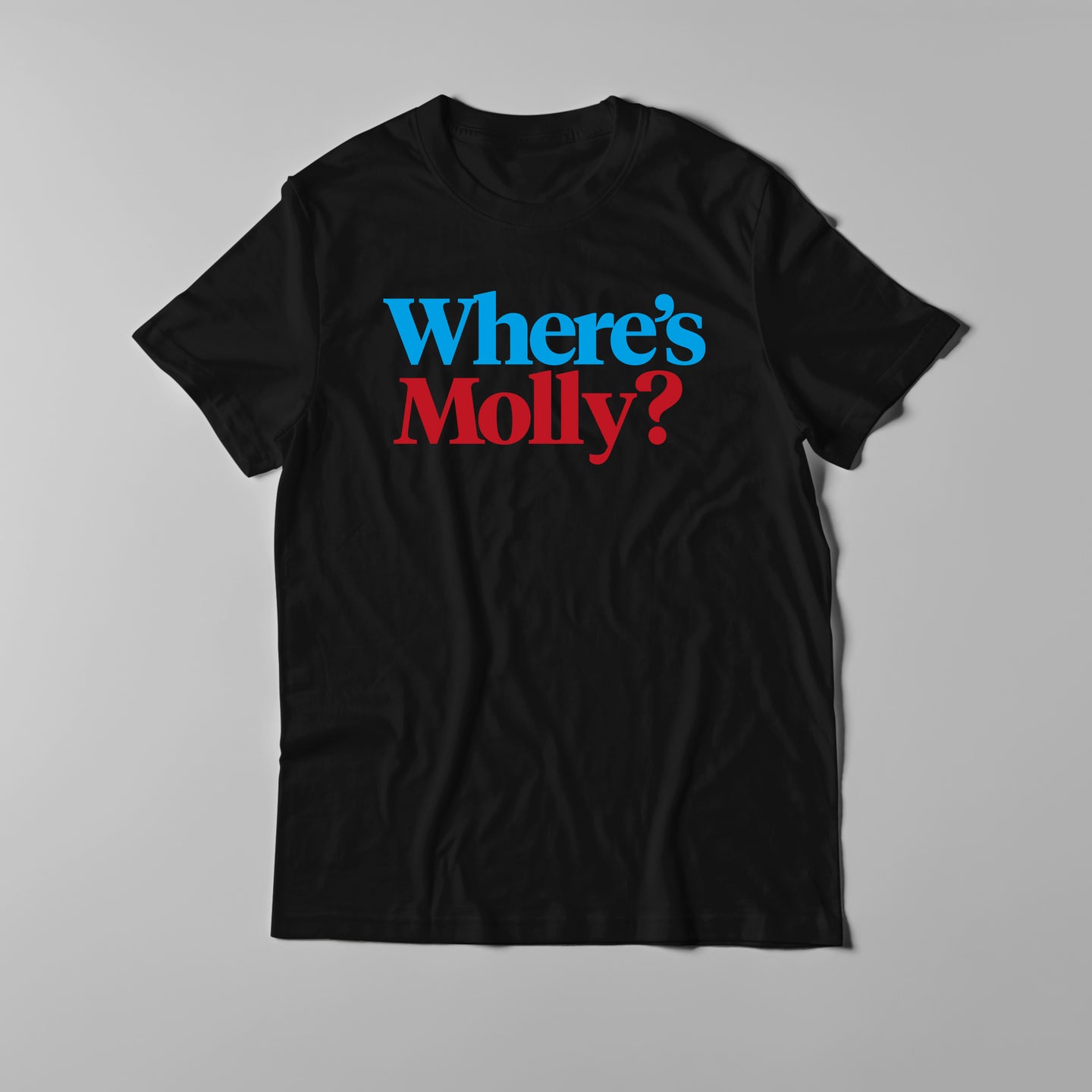 Where's Molly T-Shirt - Black