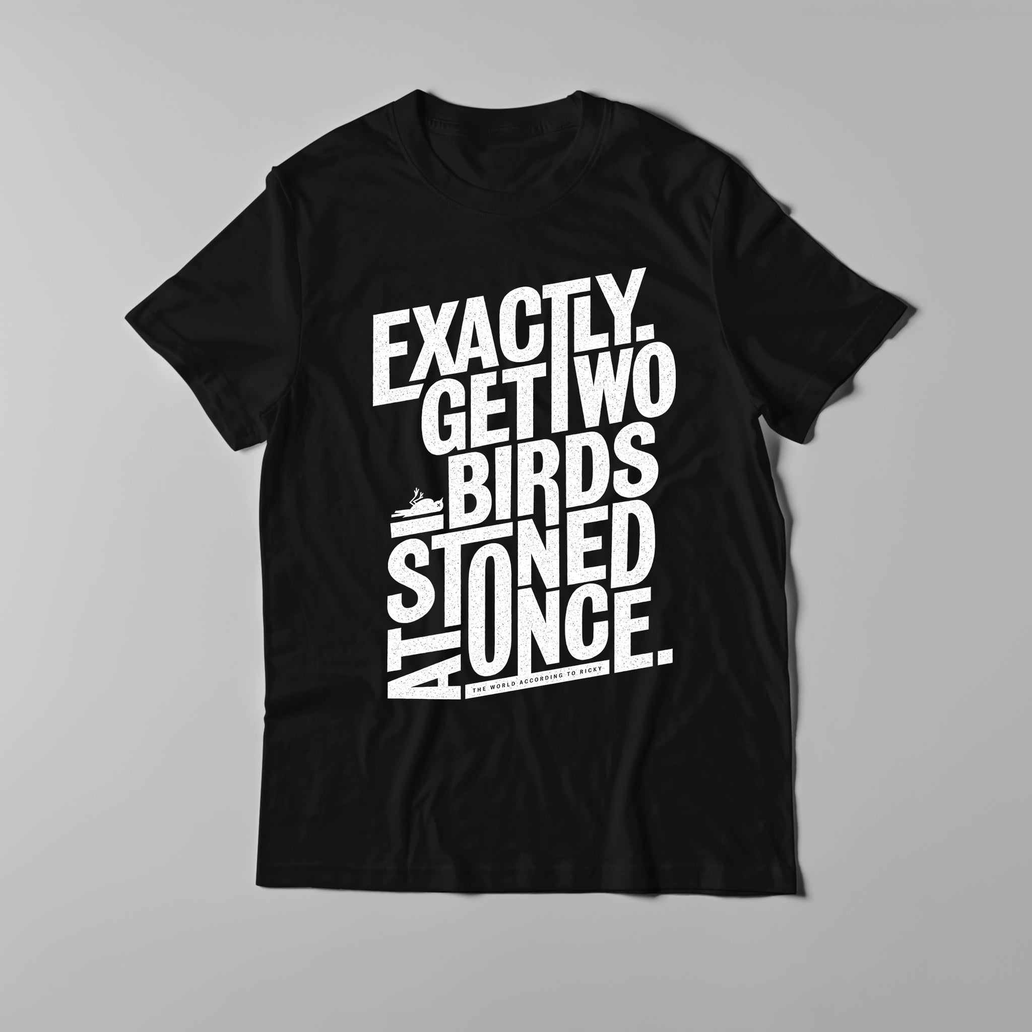 Two Birds T-Shirt - Black