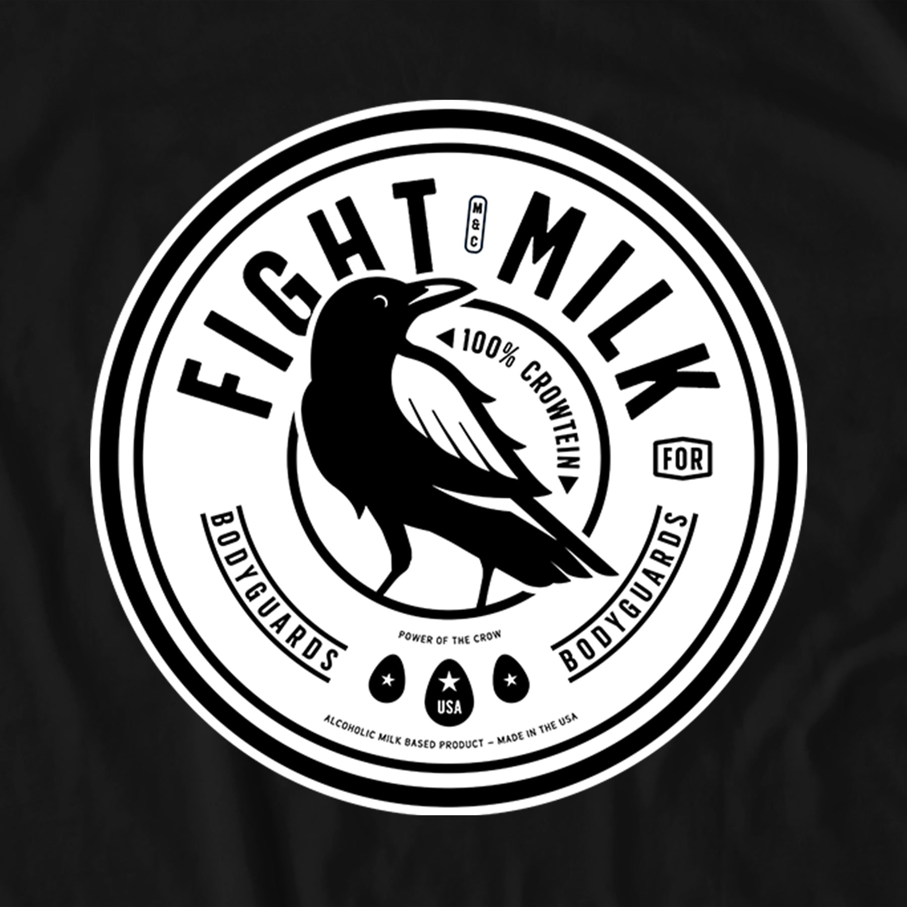 Fight Milk Hoodie - Black