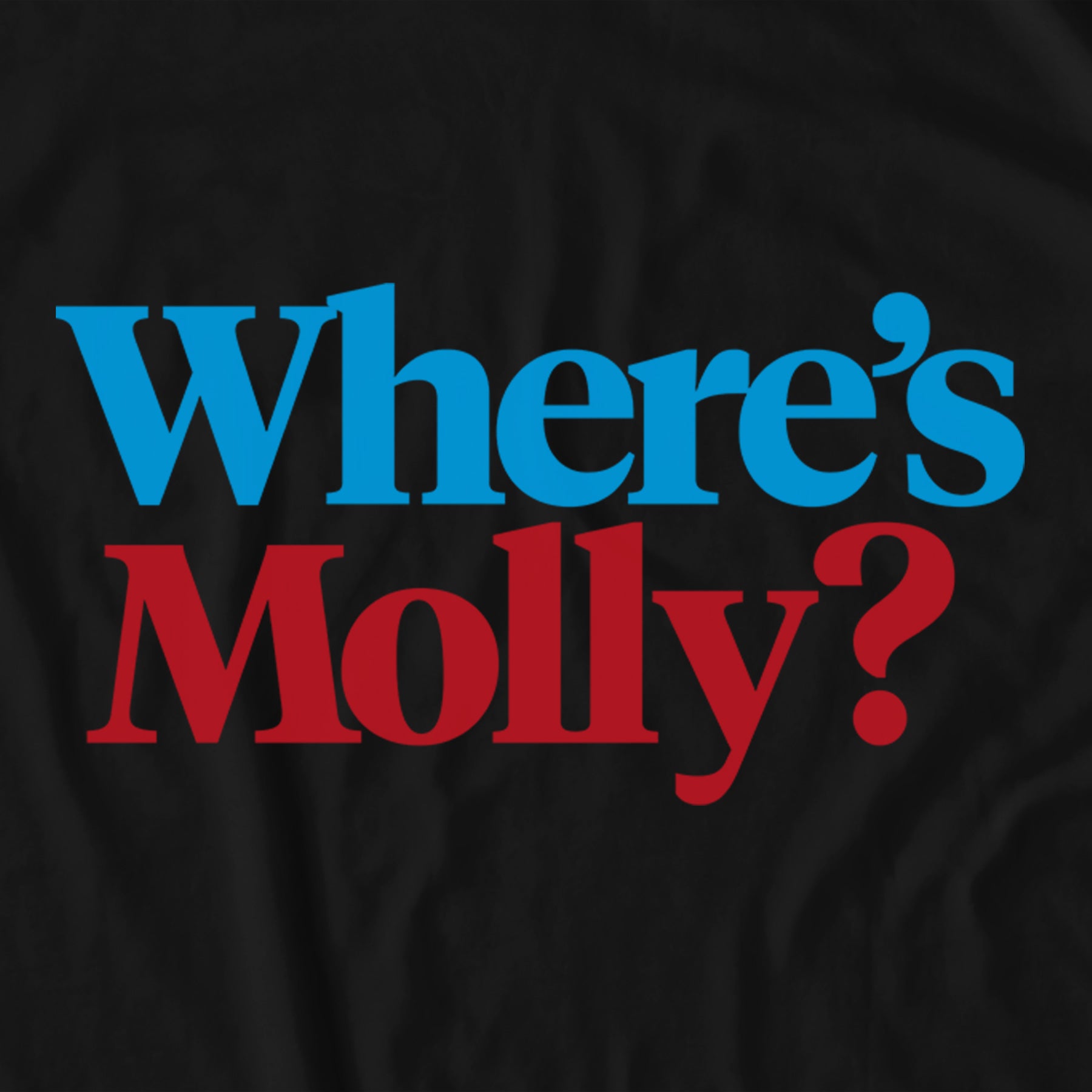 Where's Molly Hoodie - Black