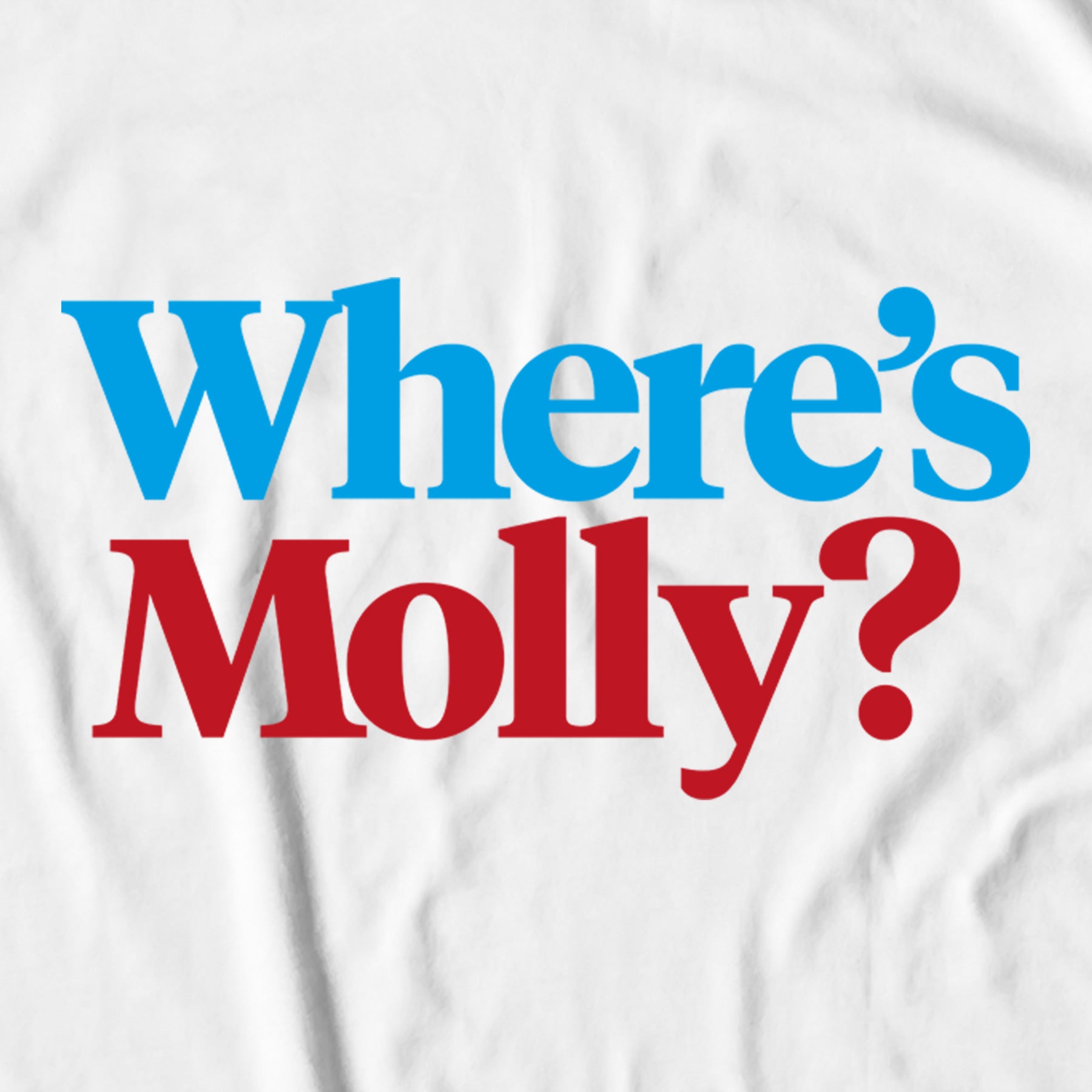Where's Molly Hoodie - White