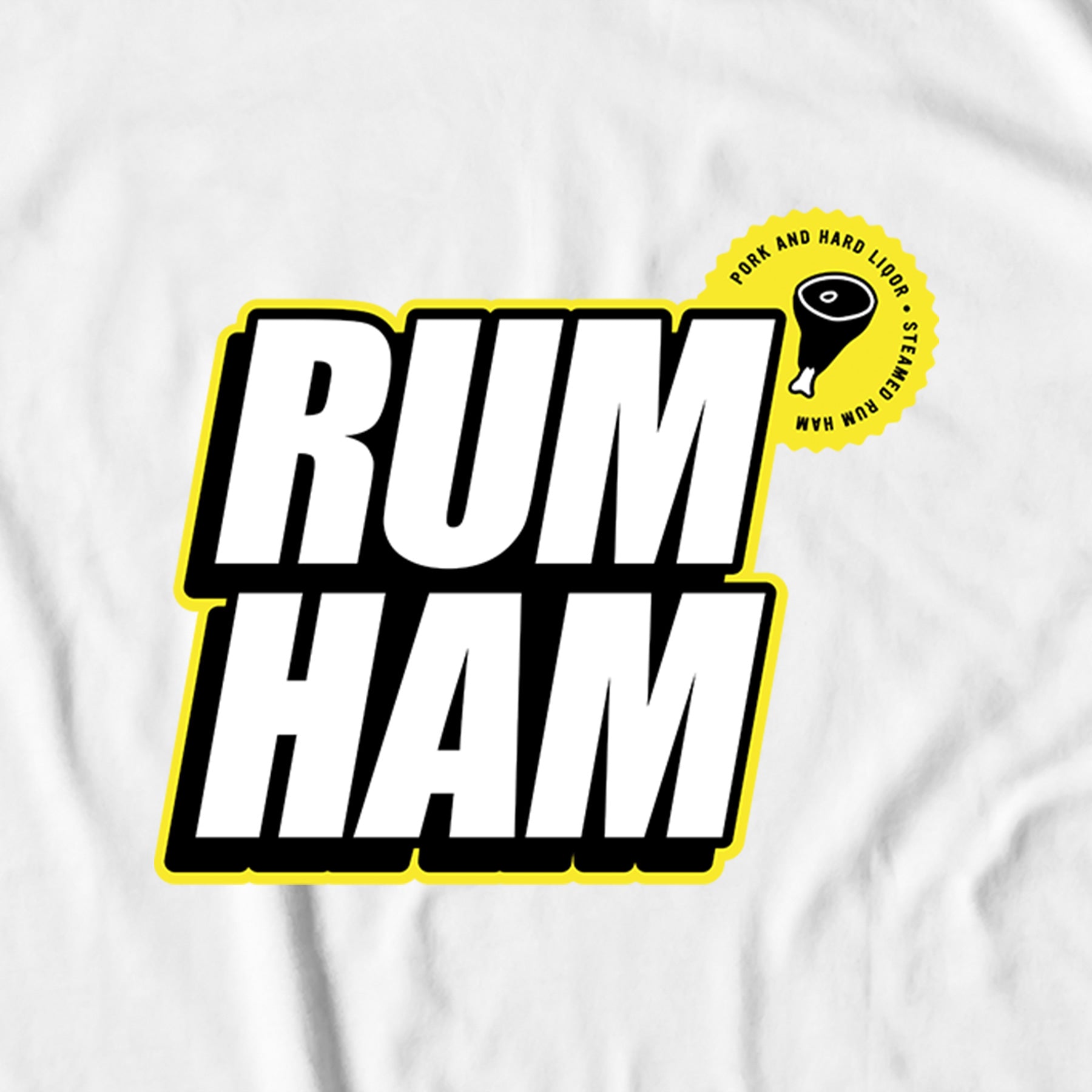 Rum Ham Hoodie - White