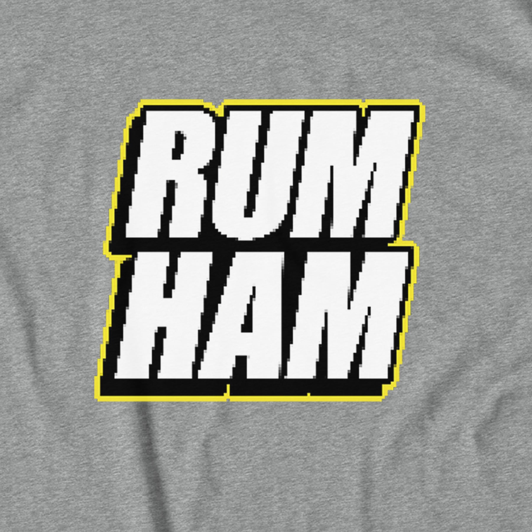 Rum Ham Pixel T-Shirt - Heather