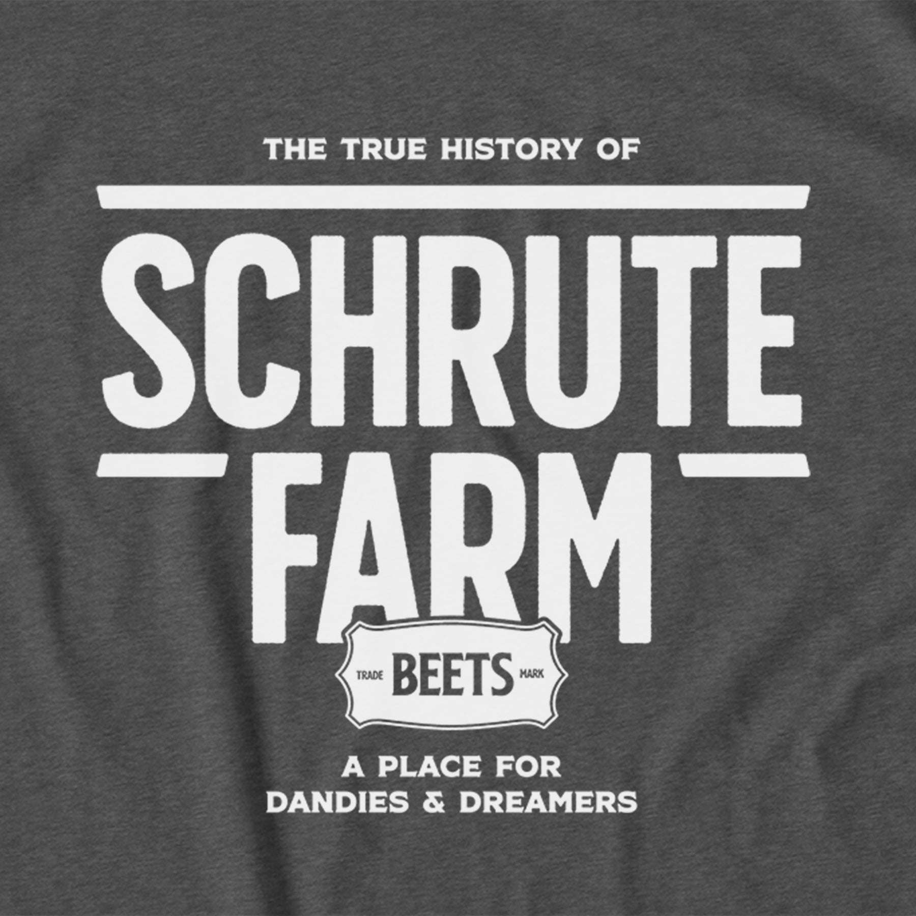 Schrute Farm Hoodie - Deep Heather