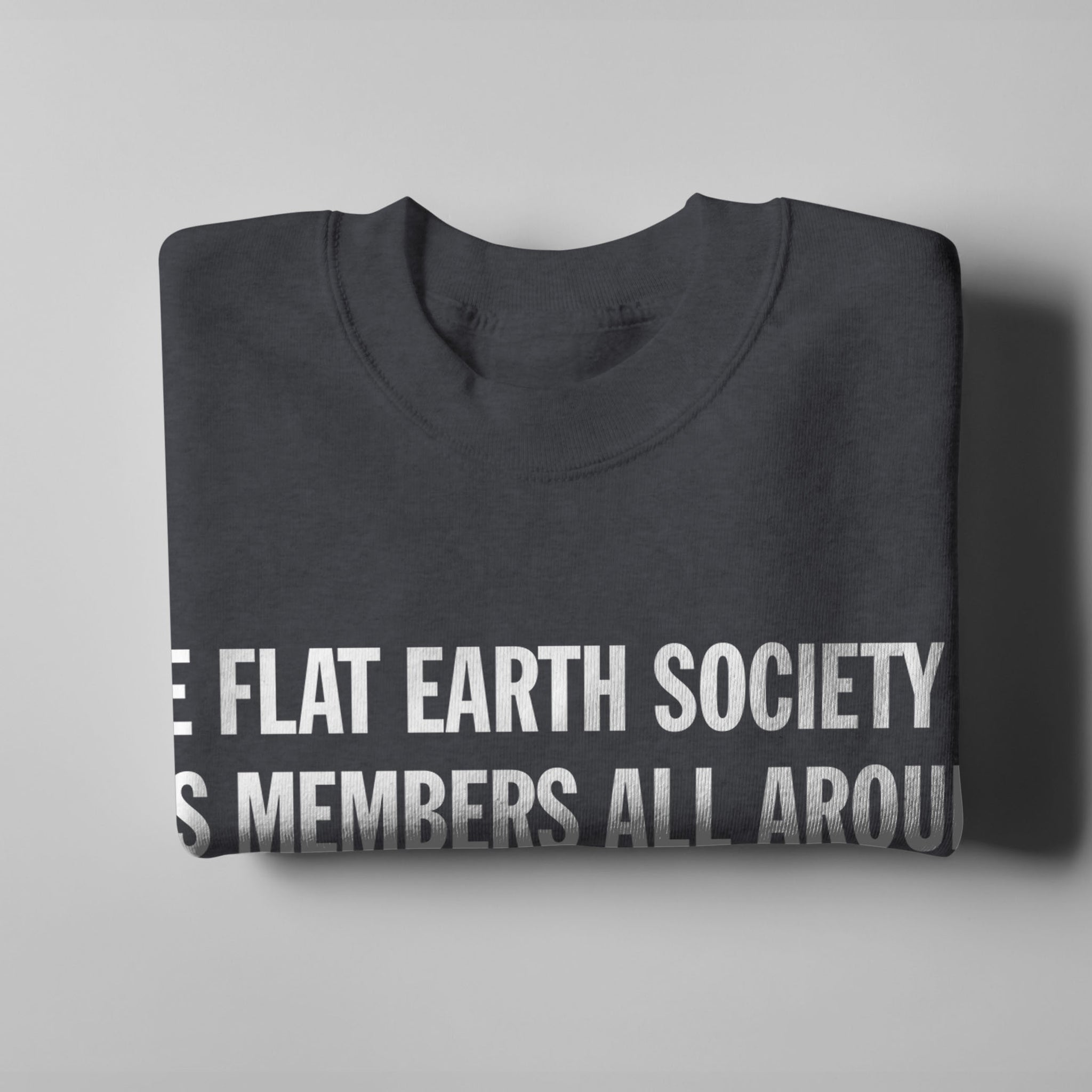 Flat earth Sweatshirt - Deep Heather
