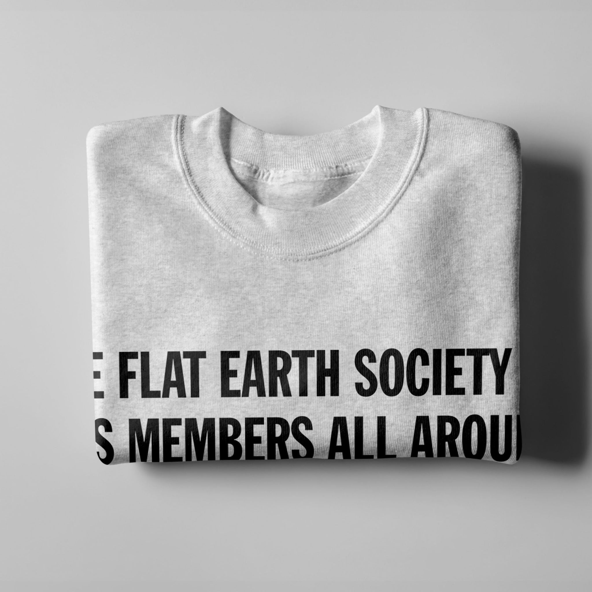 Flat Earth Sweatshirt - Heather