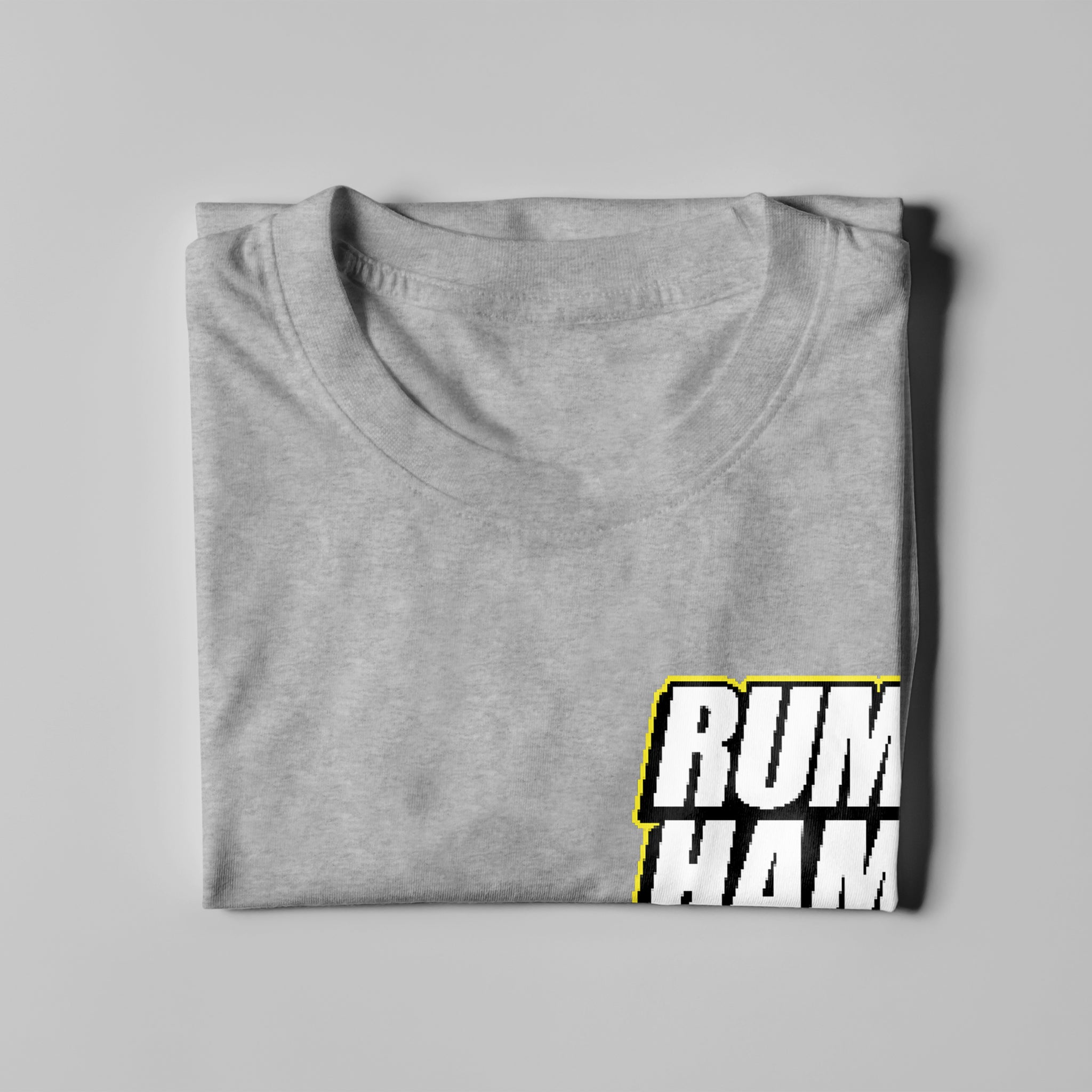 Rum Ham Pixel T-Shirt - Heather