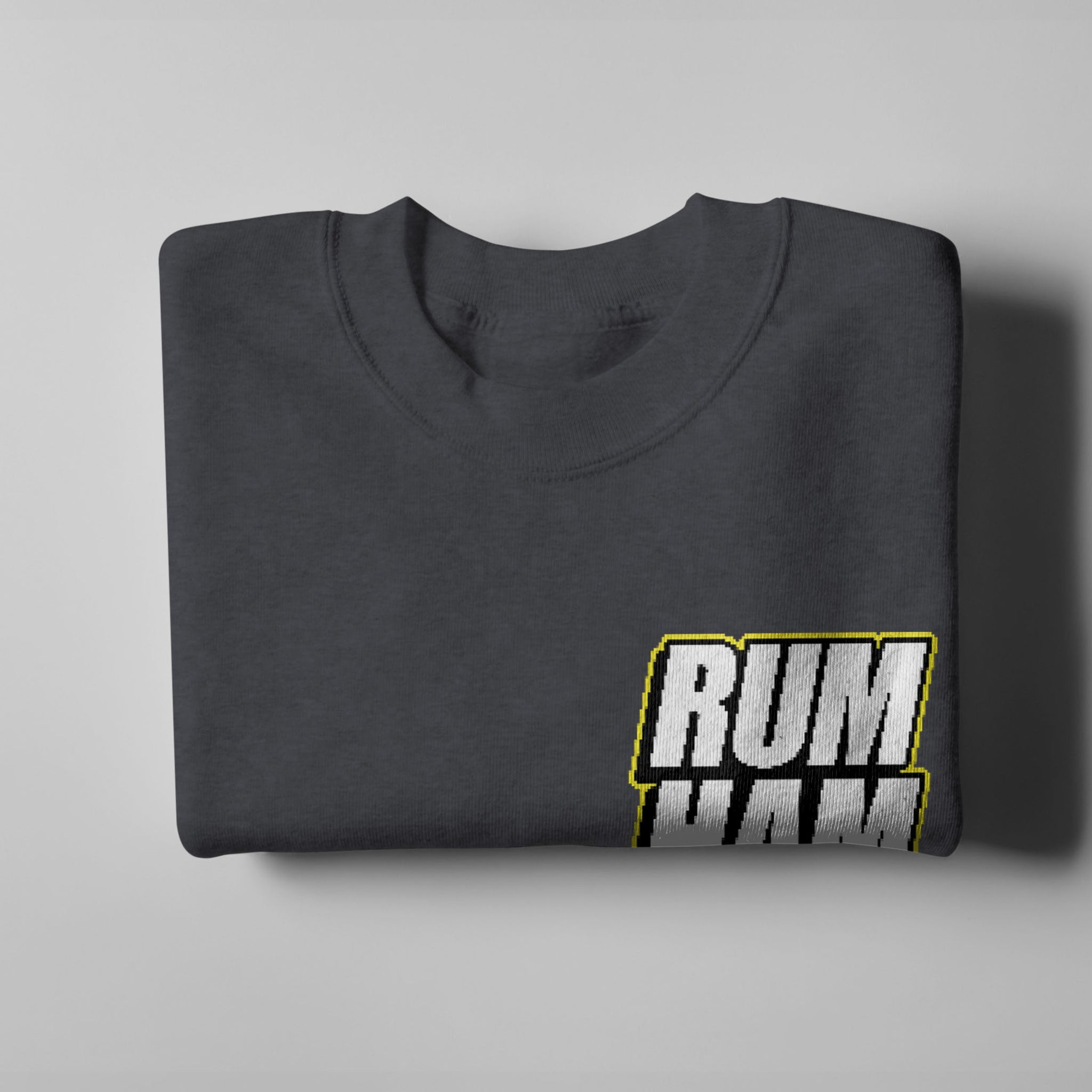 Rum Ham Pixel Sweatshirt - Deep Heather